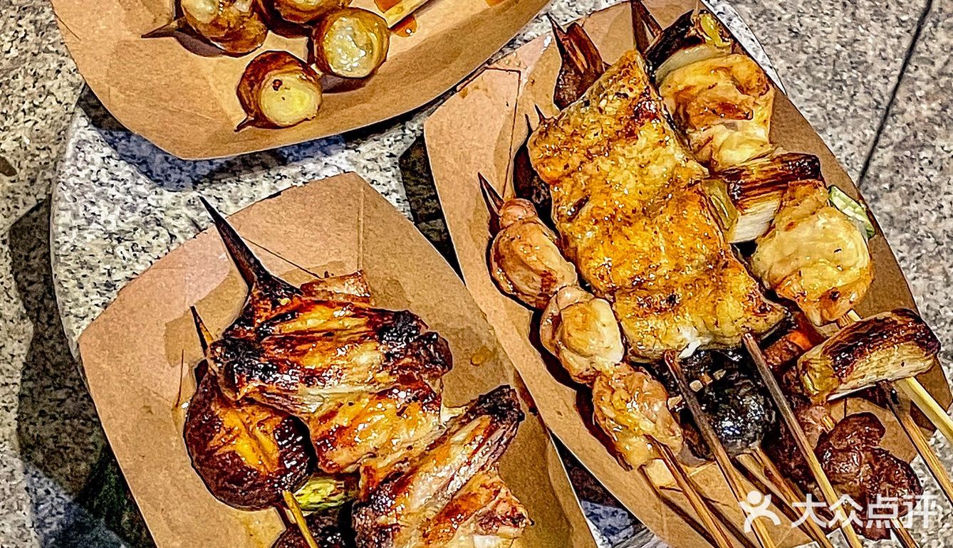 5r一串‼️杭州坠好吃平价街头烧鸟‼️氛围感💯提灯9r一串好吃哭