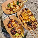 5r一串‼️杭州坠好吃平价街头烧鸟‼️氛围感💯提灯9r一串好吃哭