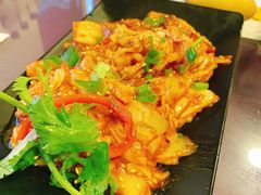 五花肉炒辣白菜-火肆高麗火盆