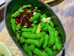 脆爽凉拌毛豆-靓靓蒸虾(中山公园店)