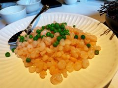 手剥河虾仁小豌豆-玫瑰厅上海菜(兴国路店)