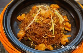 Stir-fried Shrimp Balls with Dried Silver Noodles