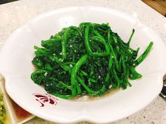 蒜蓉炒西洋菜-明记港式烧腊茶餐厅(下沙店)