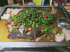 -探鱼·鲜青椒爽麻烤鱼(北京路天河城店)