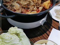 -老红桥炸灌肠牛肚锅烧烤(定福庄店)