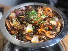 干锅排骨虾-倒拐香耗儿鱼(西体店)