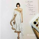 当婚纱👰碰上手绘，所有女生都会沉醉[色]