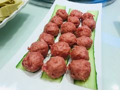 手打牛肉丸-福寿斋·老北京铜锅涮肉·烤鸭(顺义总店)