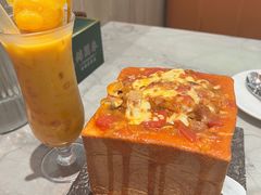 发财金砖鸡扒焗饭-锦园春香港茶餐厅(西海湾旗舰店)