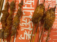 烤现串羊肉-北往西·西安油泼面(万德庄店)