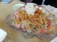 鲜果蟹肉沙拉-院落创意菜