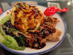 芝士滑蛋鸡扒饭-港爺茶檔·茶餐厅(东晓南路店)