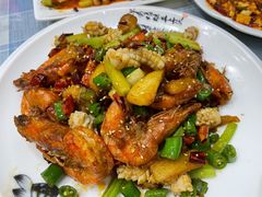 香辣鱿鱼虾-芳芳餐厅(白沙路店)