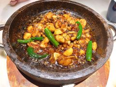酱爆石锅牛蛙-绿茶餐厅(二七万达店)