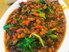 豆豉鲮鱼油麦菜-台北楚楚园馅饼粥(虹桥南丰城店)