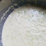 晚餐喝稀饭来个香喷喷的丝瓜蛋饼吧