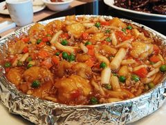 菌菇铁板黄金玉-新南华大酒店(广中店)