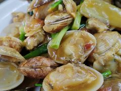 姜葱炒花甲-明记海鲜大排档(巽寮湾店)
