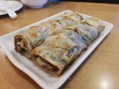 葱饼卷牛肉-台北楚楚园馅饼粥(虹桥南丰城店)
