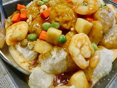 大连三鲜焖子-老大连·海肠捞饭·大连海鲜大连菜(西安路店)