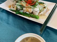 葱油淋深海鳌鱼-随园花园餐厅(新港中路店)