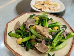 鸡什炒菜心-区海鸡场饭店(石壁店)