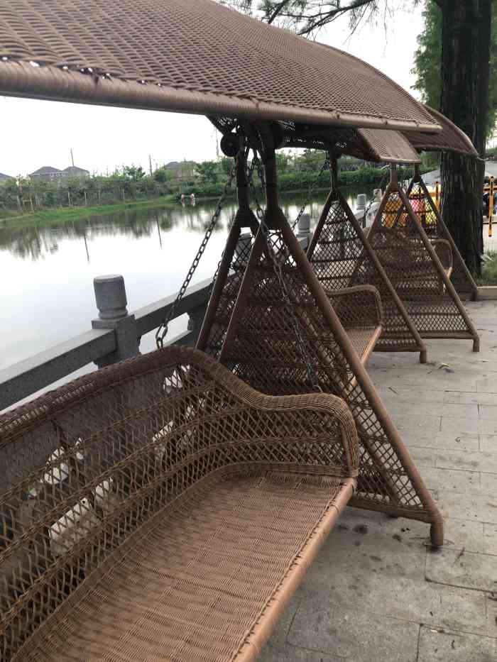 杨墩生态休闲农庄-"7215湖光山色 绿意悠悠91绵绵细雨中,.