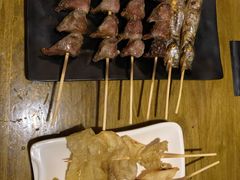 烤鸡皮鸡胗鸡心鸡肝-鸟内会居酒屋(得意潮馆店)