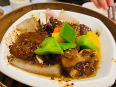 彩椒牛仔骨-潮福城大酒楼(湖滨北路店)