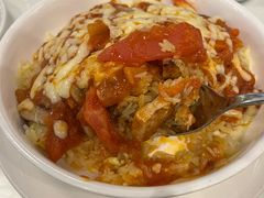 鲜茄芝士焗猪排饭-金湖港式餐厅(建外店)