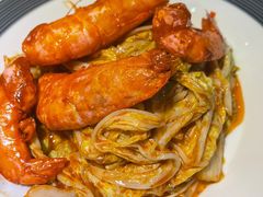 大虾炒白菜-吕氏疙瘩汤·私家菜馆(慈云寺店)