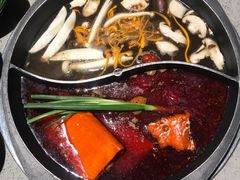 菌汤鸳鸯锅-园里火锅(仁和新城店)
