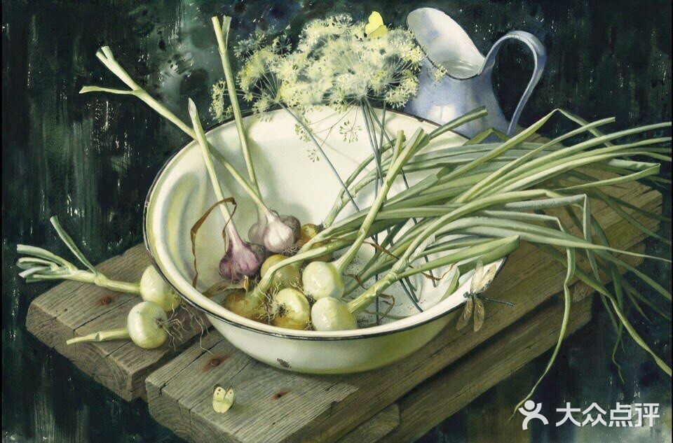 🌵一组超写实的水彩静物绘画步骤！