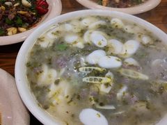 雪菜笋丝鲜牛肉年糕-何永光123鲜牛肉馆(1号店)