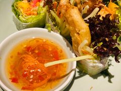 虎虾香芒米纸卷·榴莲汁-CHINCHIN 青青·泰国料理(万象食家店)