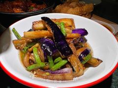 茄子烧长豆角-姐夫的小菜(新中关购物中心店)