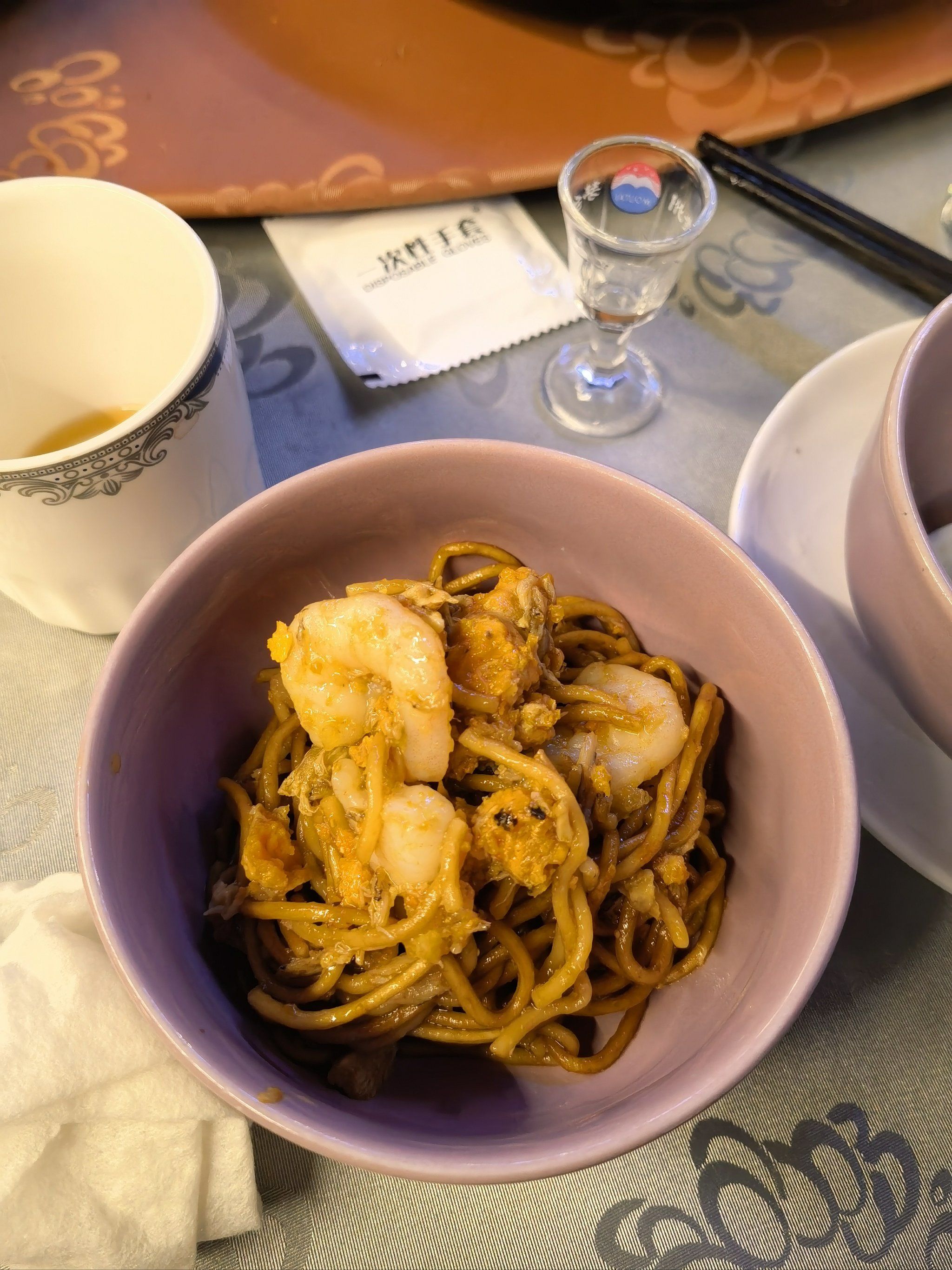 到上海必吃的蟹黄面!