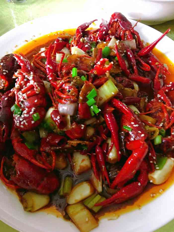 楚虾王-"上次同事介绍过来他们家吃过一次小龙虾后觉.