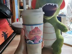 超浓郁豆乳麻薯奶茶大杯-伏小桃(明瓦廊店)