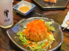 蟹籽熔岩土豆沙律-鸟鹏烧鸟居酒屋(熙龙湾店)