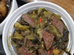 雪里红烩鸭血-湖南小碗菜(正午食纷美食城店)
