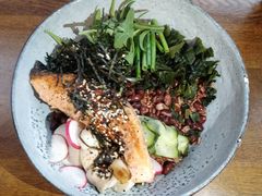 煎三文鱼蘑菇和风碗-Wagas沃歌斯(富力广场店)