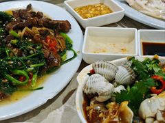 空心菜炒鳝鱼-车头老二大排档