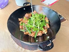 农家特色焖走地鸡-庆丰农庄·团建·农家菜(大浪店)