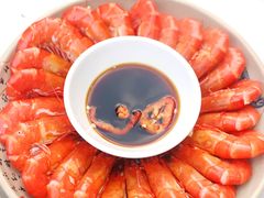 白灼草虾-达叔香味海鲜(海棠68环球美食街店)