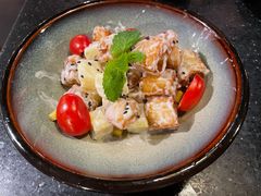 菠萝油条虾-华豫川酒家(大卫城店)