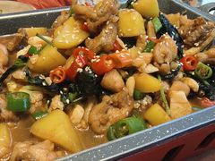 双椒紫苏牛蛙-意卡菲·欢乐聚会餐厅(华侨店)