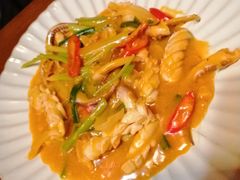黄咖喱炒鱿鱼-泰国餐厅 Thai Food(裕华万达店)