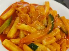 鱼饼炒年糕-桃园中华料理炸酱面(燕儿岛路店)