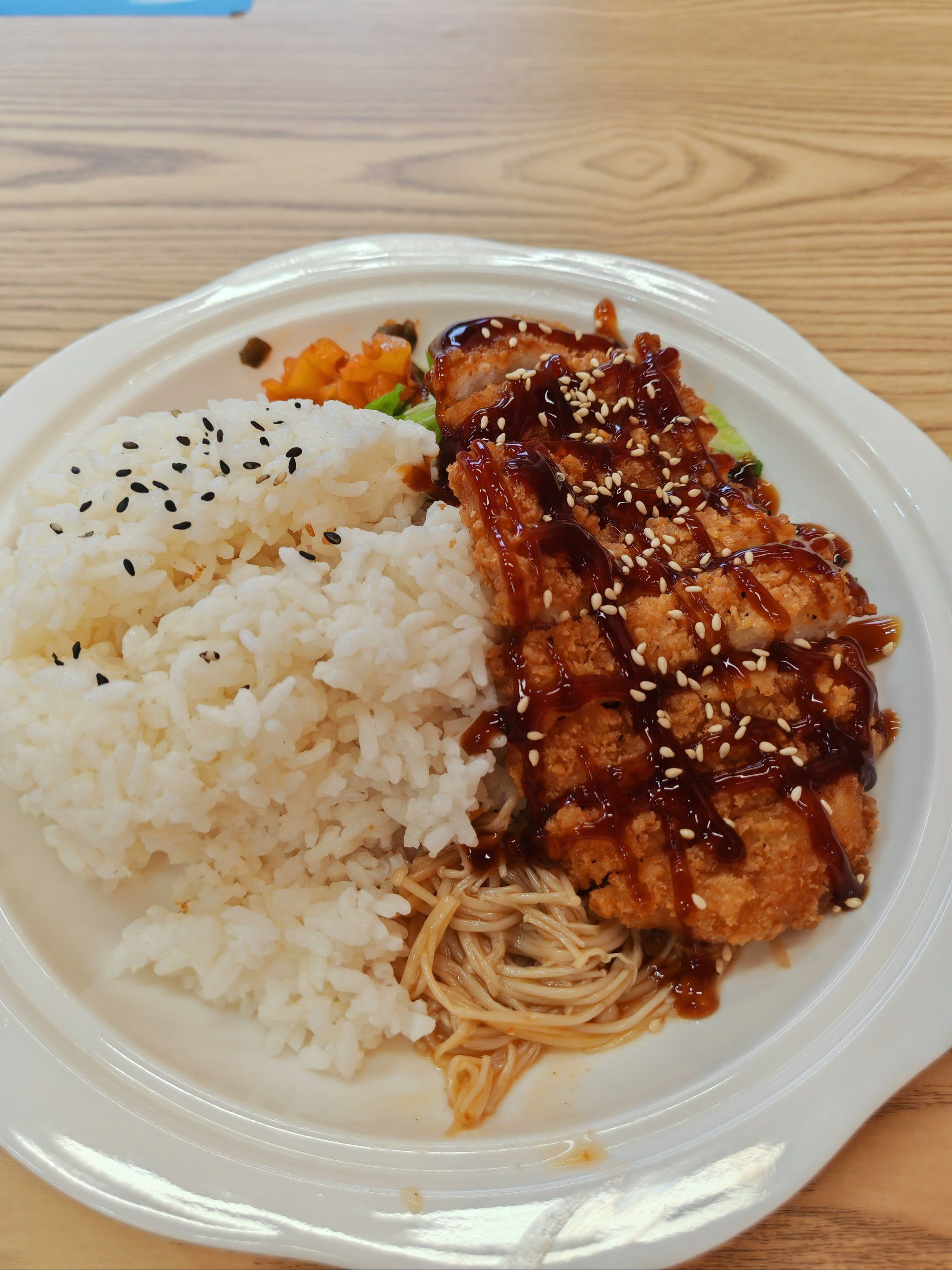 工作餐吃什么✔️香脆鸡排饭🍚